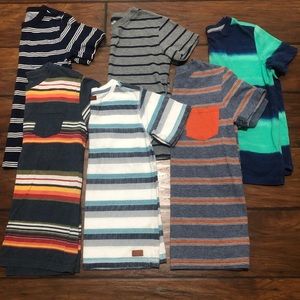 Lot of 6 Boys Short Sleeve Shorts
